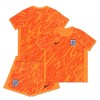 Conjunto (Camiseta+Pantalón Corto) Portero Inglaterra Orange Version Euro 2024 - Niño